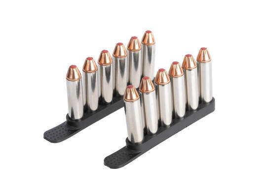 Bianchi 2-pack of Speed Strips for .38 SPCL and .357 Magnum does not include any ammunition, rounds used for illustrative purpose only.